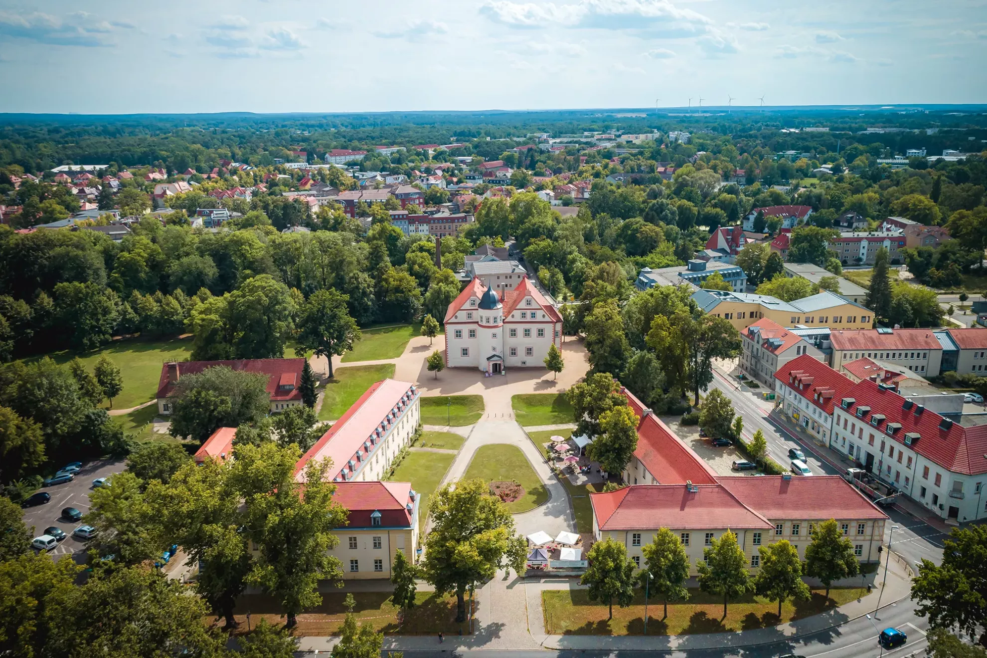 Luftbild Schloss
